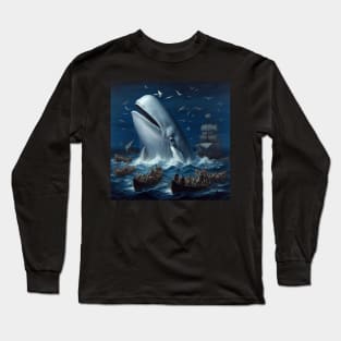 Monster Whale . Long Sleeve T-Shirt